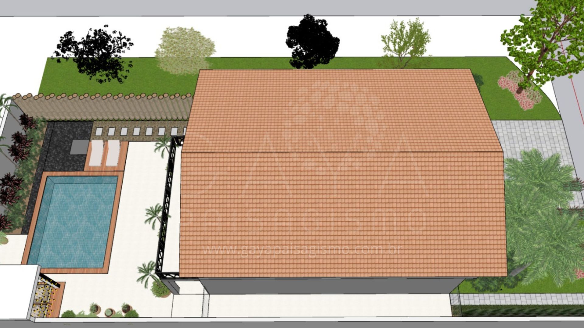 Projeto 3D Gaya Paisagismo
