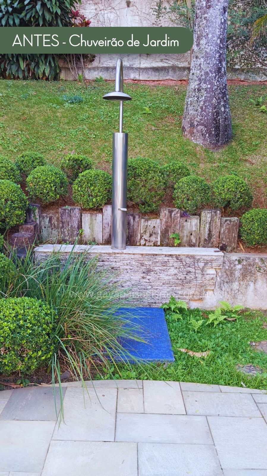 ANTES - Chuveirão de Jardim - Gaya Paisagismo