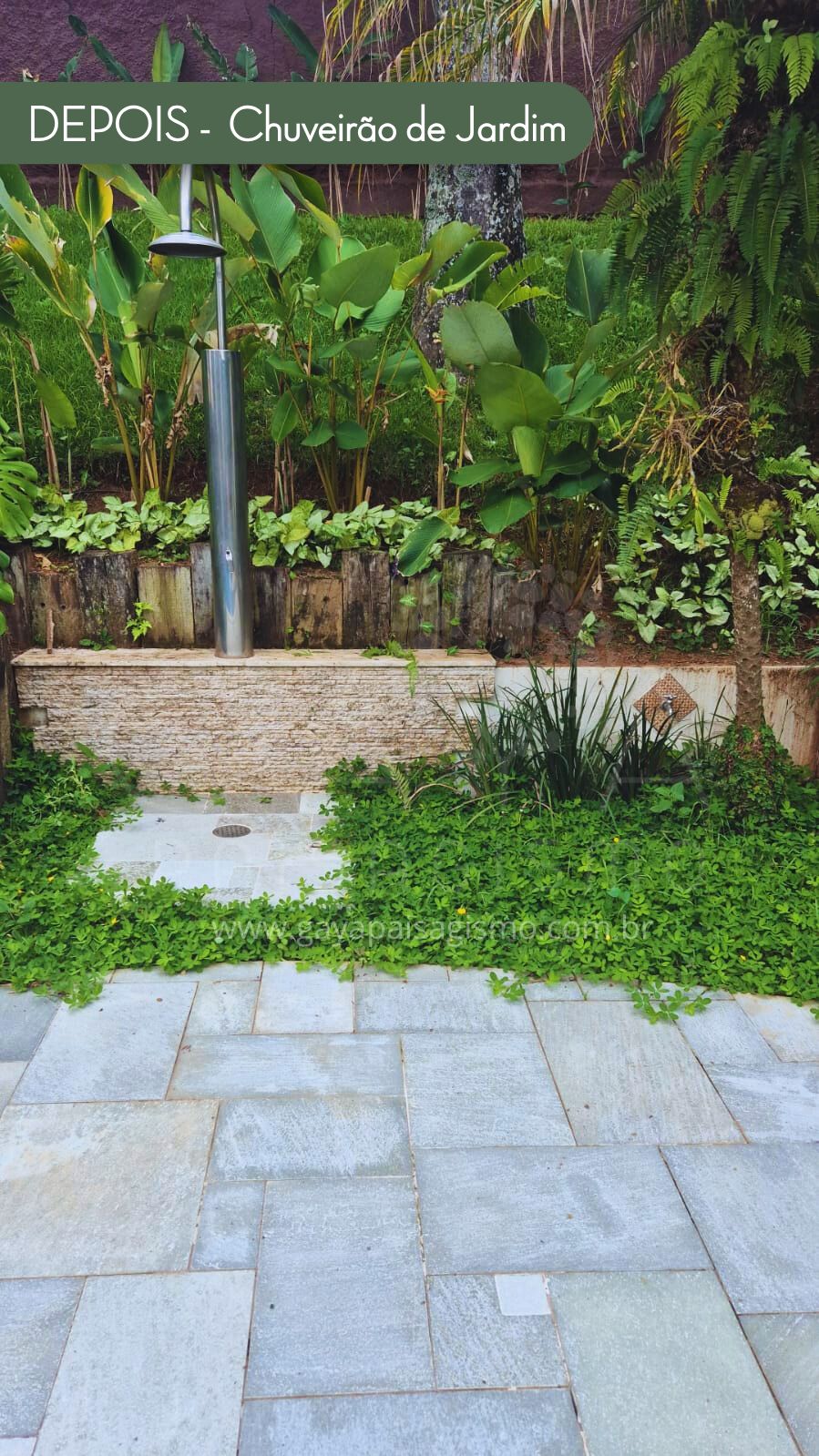 DEPOIS - Chuveirão de Jardim - Gaya Paisagismo